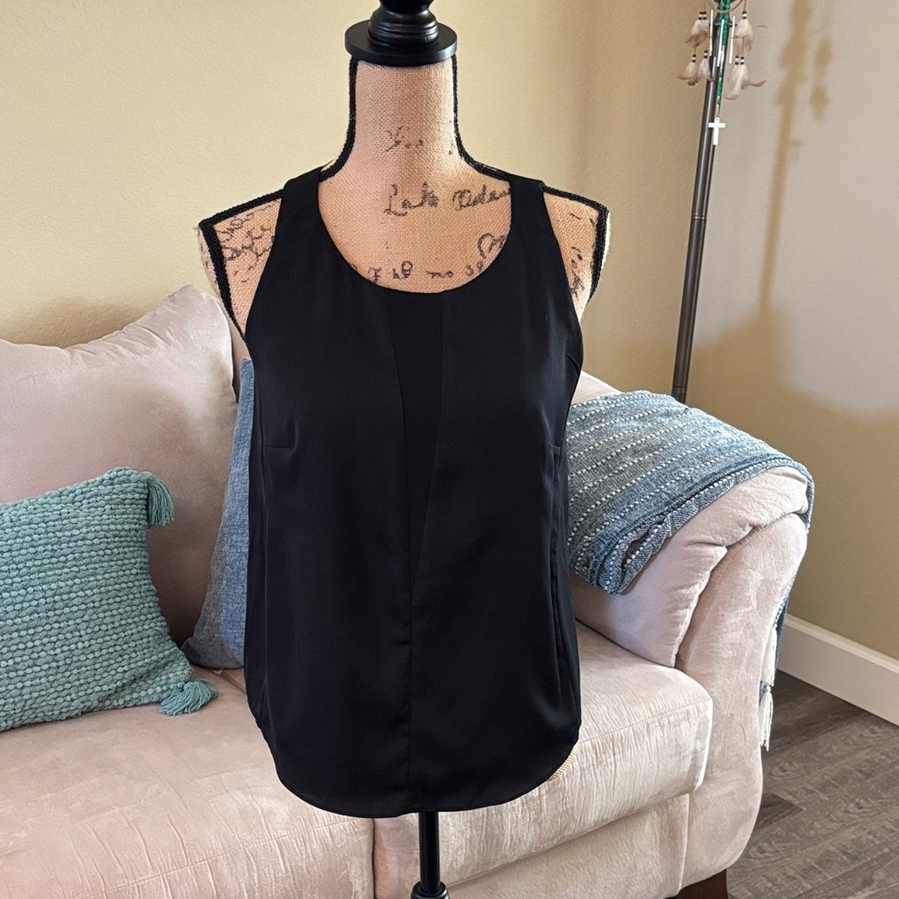 Apt. 9 Black Sleeveless Stylish Tank Top